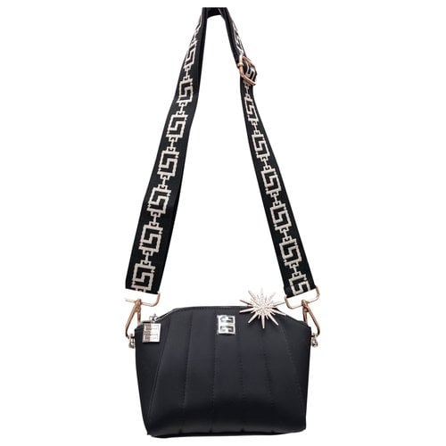Pre-owned Givenchy Cloth Crossbody Bag In Black