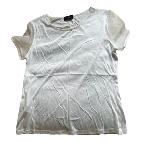 Pre-owned Les Copains T-shirt In White