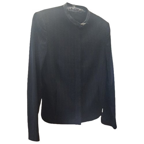 Pre-owned Seventy Wool Suit Jacket In Black