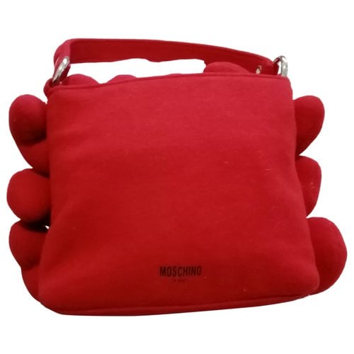Pre-owned Moschino Wool Handbag In Red