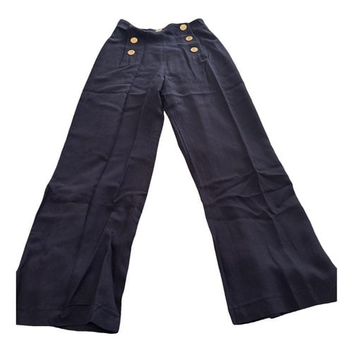 Pre-owned Moschino Cheap And Chic Large Pants In Blue