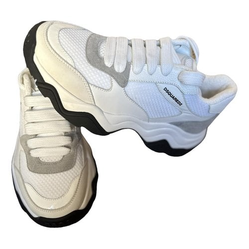 Pre-owned Dsquared2 Trainers In White