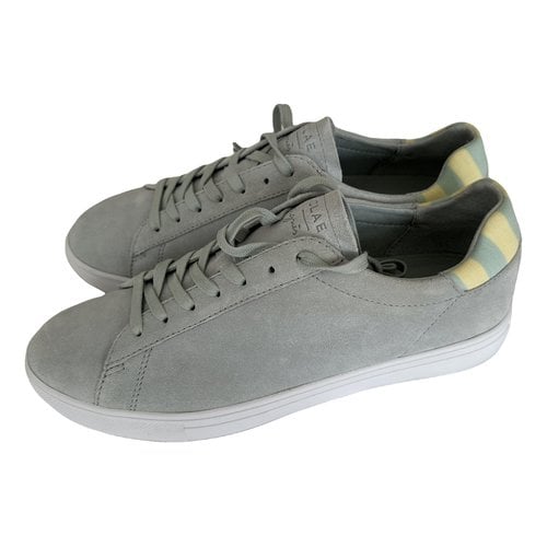 Pre-owned Clae Low Trainers In Grey