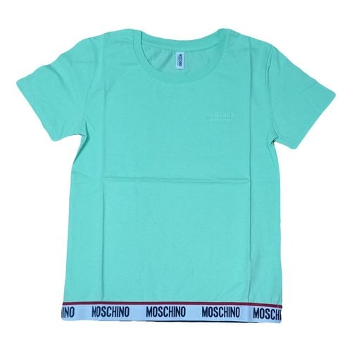 Pre-owned Moschino T-shirt In Green