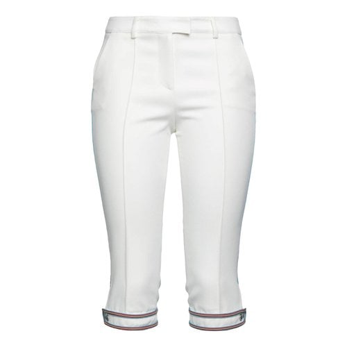 Pre-owned Ermanno Scervino Trousers In White