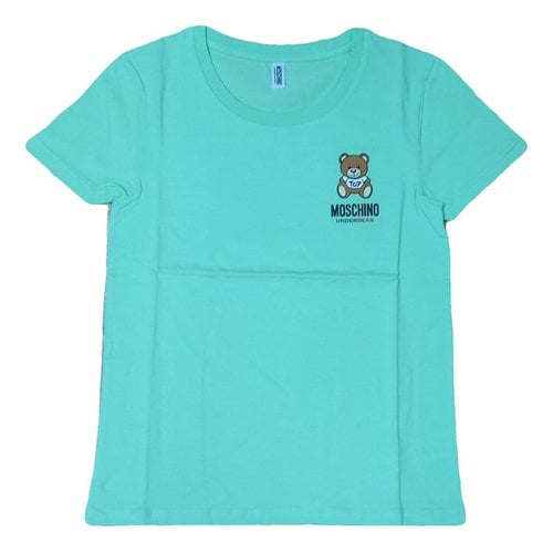 Pre-owned Moschino T-shirt In Green
