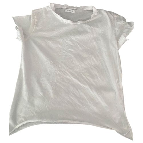 Pre-owned Anine Bing T-shirt In White