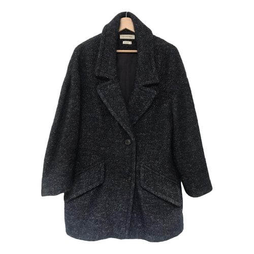 Pre-owned Isabel Marant Étoile Wool Caban In Blue
