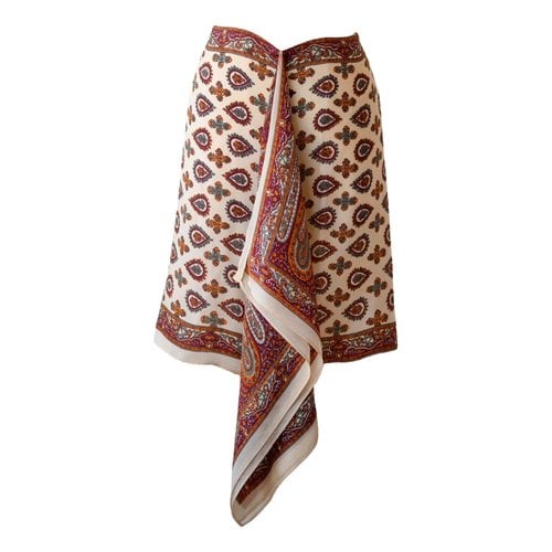 Pre-owned Isabel Marant Silk Mini Skirt In Multicolour