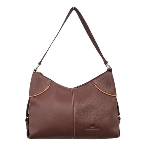 Pre-owned Balenciaga Leather Handbag In Brown