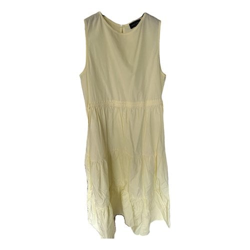 Pre-owned Roberto Collina Maxi Dress In Yellow