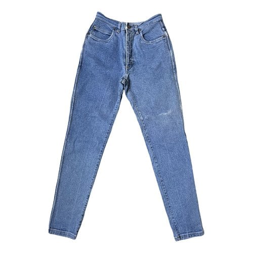 Pre-owned Katharine Hamnett Straight Jeans In Blue