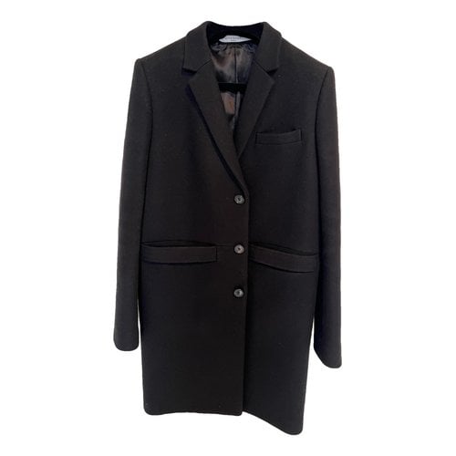 Pre-owned Givenchy Wool Coat In Black