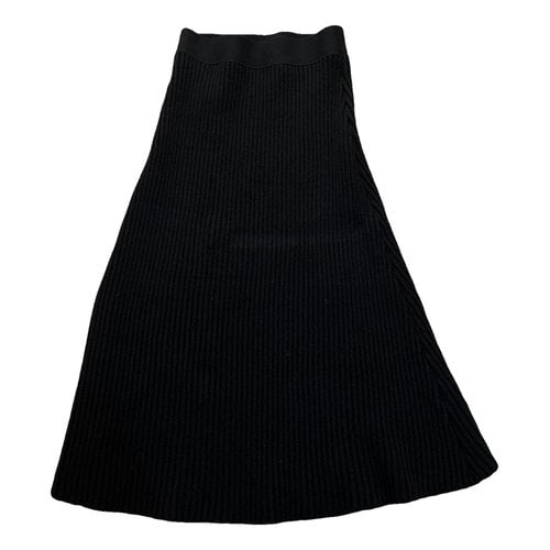 Pre-owned Bottega Veneta Wool Maxi Skirt In Brown