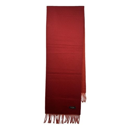 Pre-owned Loro Piana Cashmere Scarf In Red