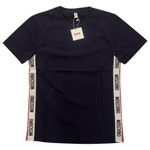 Pre-owned Moschino T-shirt In Blue