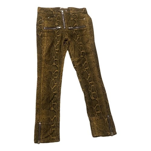 Pre-owned Isabel Marant Étoile Trousers In Brown