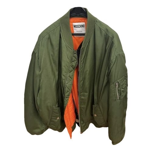 Pre-owned Moschino Jacket In Green