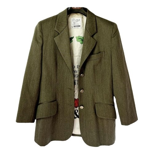Pre-owned Moschino Cheap And Chic Blazer In Green