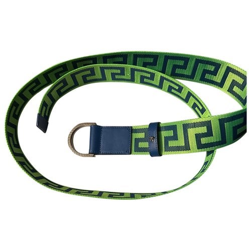 Pre-owned Versace Cloth Belt In Multicolour