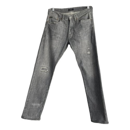 Pre-owned Polo Ralph Lauren Straight Jeans In Grey