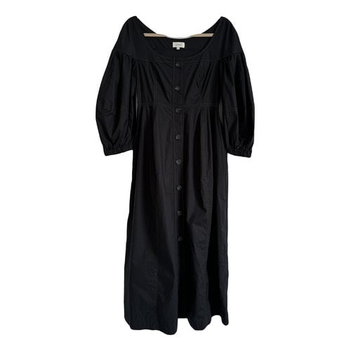 Pre-owned Isa Arfen Maxi Dress In Black