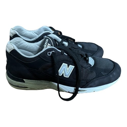 Pre-owned New Balance 991 Trainers In Black