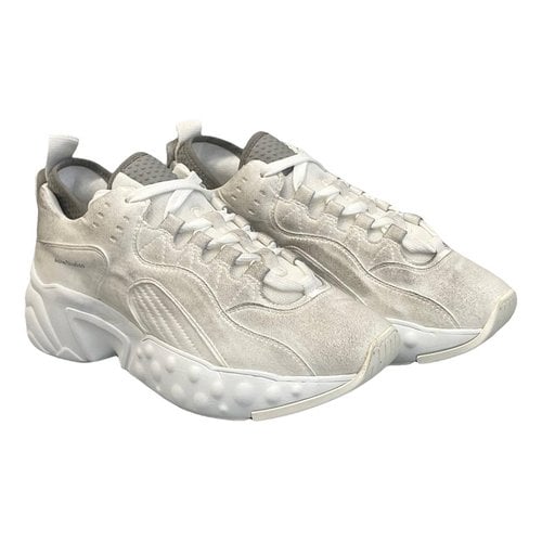 Pre-owned Acne Studios Manhattan Trainers In White