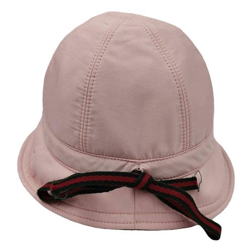 Pre-owned Gucci Hat In Pink