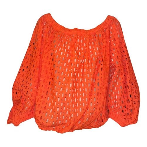 Pre-owned Genny Shirt In Orange