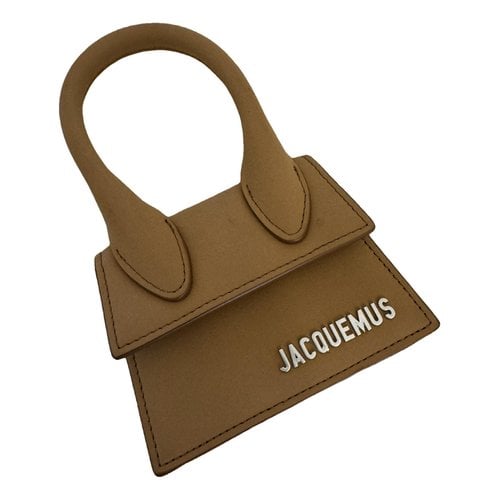 Pre-owned Jacquemus Leather Bag In Camel