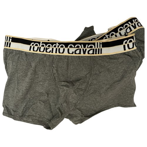 Pre-owned Roberto Cavalli Shorts In Grey
