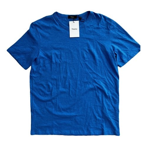 Pre-owned Theory T-shirt In Blue
