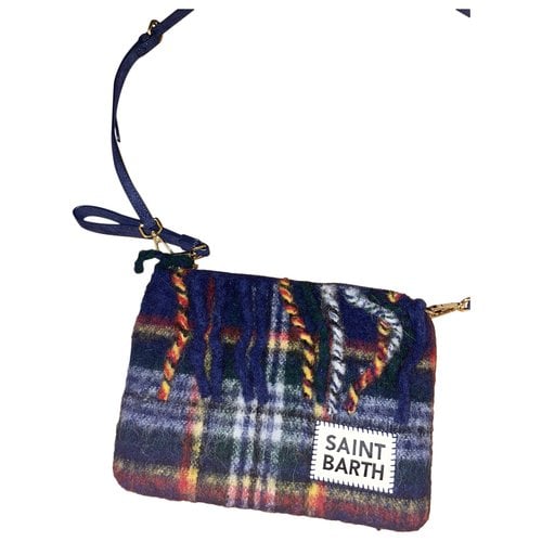 Pre-owned Mc2 Saint Barth Wool Clutch Bag In Multicolour