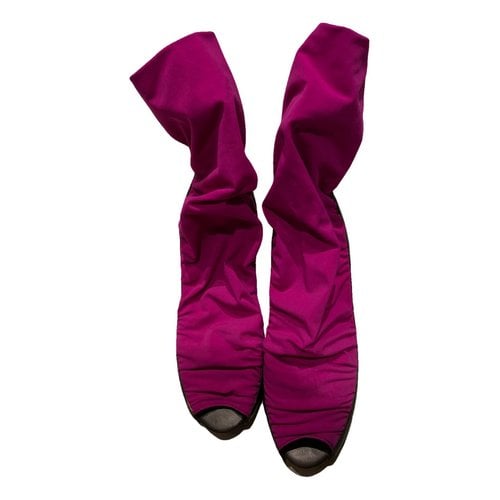 Pre-owned Emporio Armani Cloth Heels In Multicolour