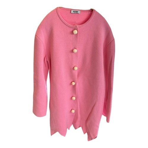 Pre-owned Moschino Cheap And Chic Cardi Coat In Pink