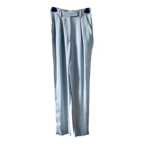 Pre-owned Viktor & Rolf Trousers In Silver