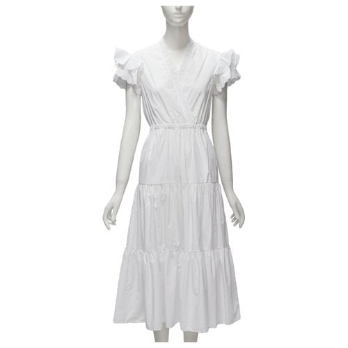 Pre-owned Philosophy Di Lorenzo Serafini Mid-length Dress In White
