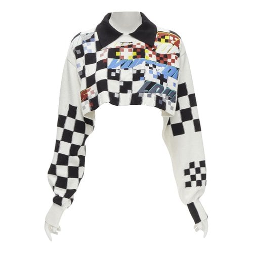 Pre-owned Louis Vuitton Jumper In White