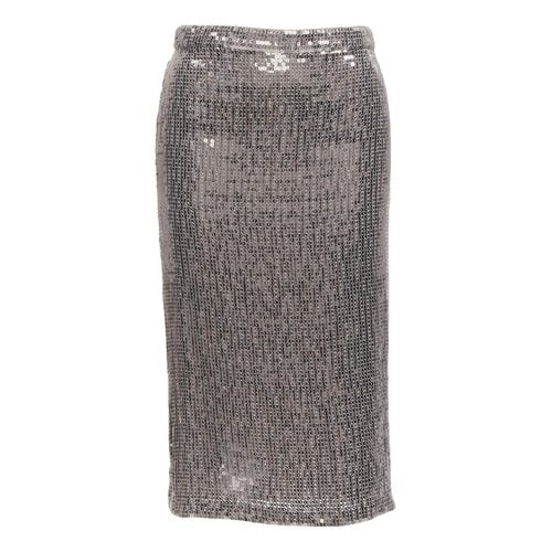 Pre-owned Alice And Olivia Skirt In Silver