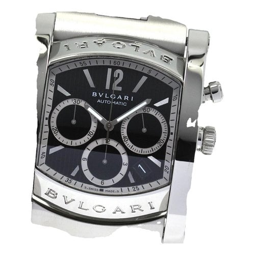 Pre-owned Bvlgari Assioma Watch In Black