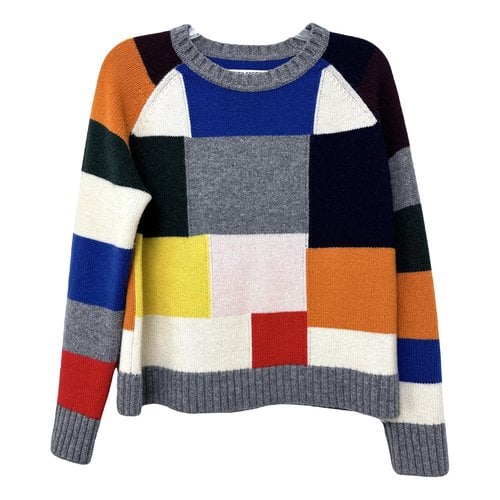 Pre-owned Tory Sport Wool Jumper In Multicolour