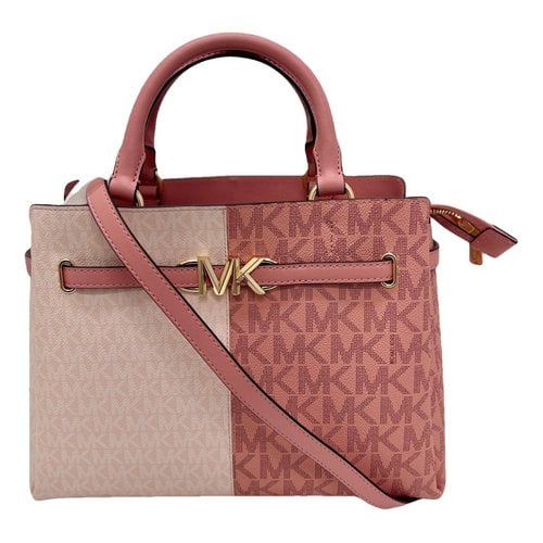 Pre-owned Michael Kors Leather Satchel In Multicolour