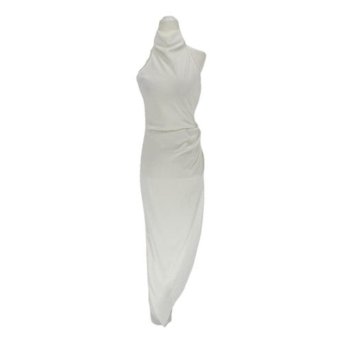 Pre-owned Amanda Uprichard Maxi Dress In White