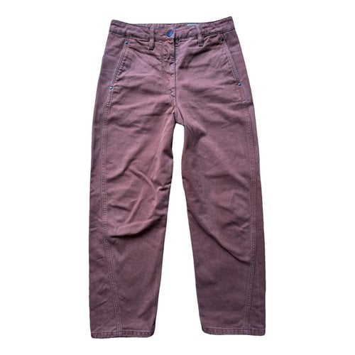 Pre-owned Lemaire Carot Pants In Brown