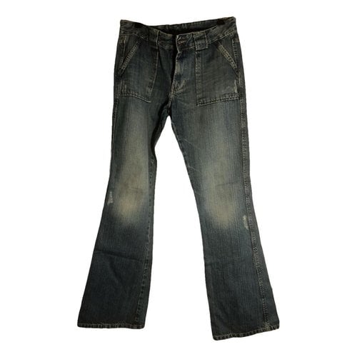 Pre-owned Acquaverde Bootcut Jeans In Blue
