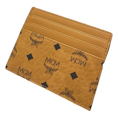 Pre-owned Mcm Leather Wallet In Brown
