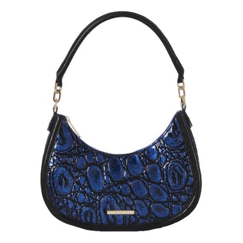 Pre-owned Brahmin Leather Handbag In Blue