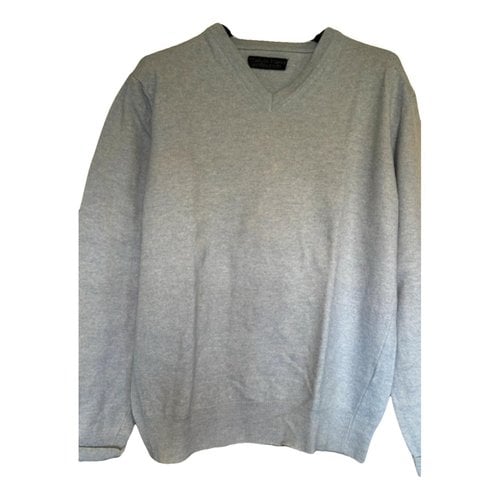 Pre-owned Calvin Klein Collection Wool Pull In Grey
