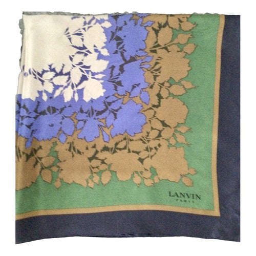 Pre-owned Lanvin Silk Neckerchief In Multicolour